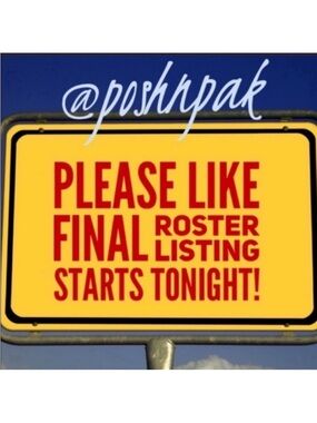 🚗FINAL ROSTER  POSTED!🚙 🛣️EVENT JUST STARTED! 😊